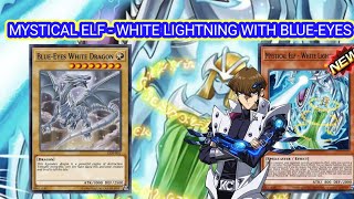 MYSTICAL ELF - WHITE LIGHTNING WITH BLUE-EYES DECK ]ホーリー