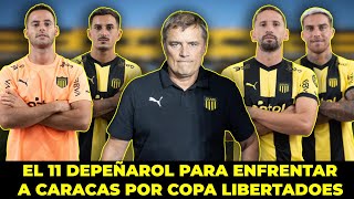 PEÑAROL : ESTE ES EL 11 DE AGUIRRE PARA ENFRENTAR A CARACAS