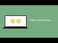 Replace default pages