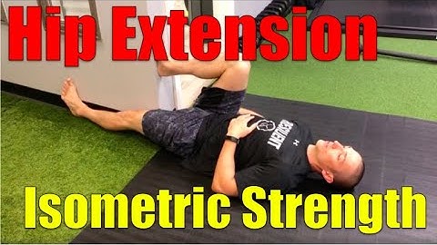 Wall Isometrics for Hip Extension Strength