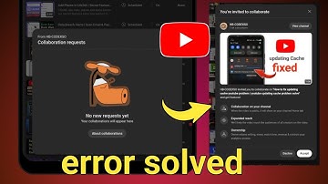 YouTube Collaboration Request Problem Fix | no new request problem youtube collaboration 