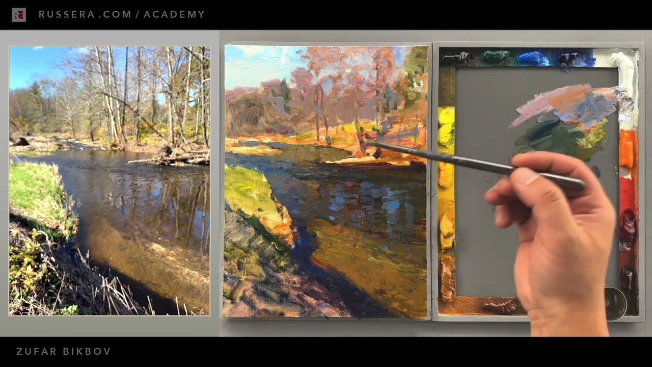 FALL RIVER - Part 2 - Oil Painting with Zufar Bikbov