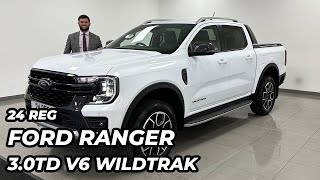 24 Reg Ford Ranger 3.0TD V6 Wildtrak (VAT Q)