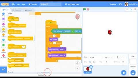 Part 1 How to make among us in scratch