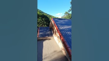 Hoàn thiện mái tôn nhà cấp 4 trên bản #nhadep #mountains
