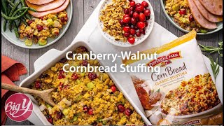 Cranberry Walnut Cornbread Stuffing Recipe