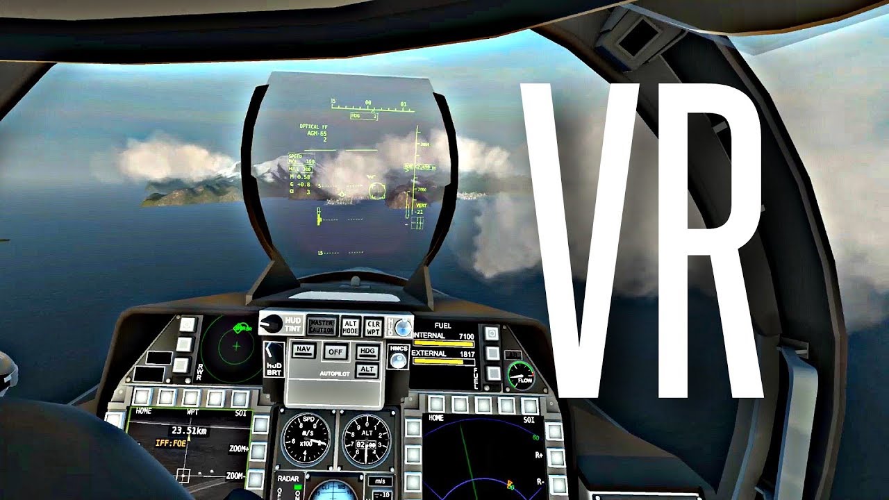 FLYING A FIGHTER JET IN VIRTUAL REALITY - VTOL VR