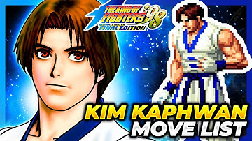 KIM KAPHWAN MOVE LIST - The King of Fighters 