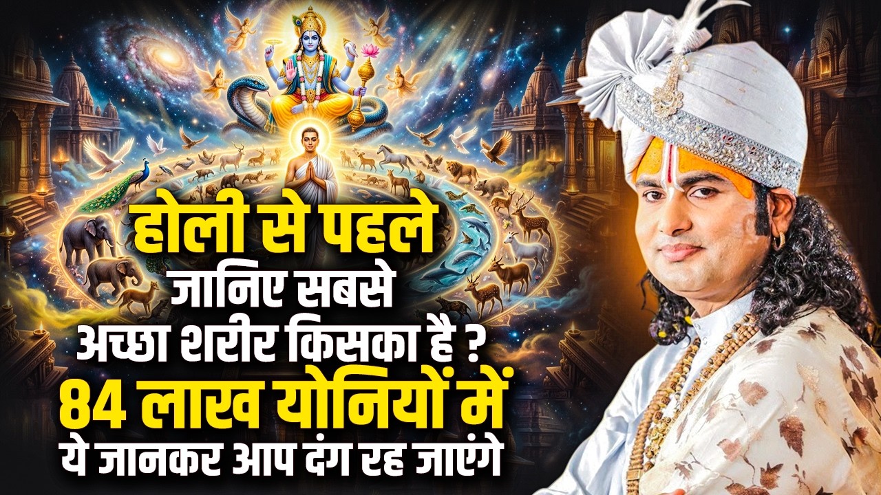 होली से पहले जानिए सबसे अच्छा शरीर किसका है ? 84 लाख योनियों में ये जानकर आप दंग रह जाएंगे