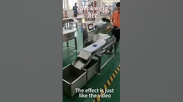 Weight checking machine with copy rejection, reject the unqualified ones directly