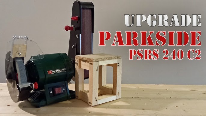 Parkside Beltsander/ -grinder PSBS 240 I 90° Modification - YouTube
