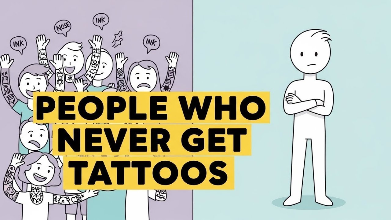 Психология людей, которые никогда не делают татуировки