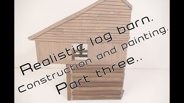 How to build a realistic looking barn my way 1/35  scale (part 3)