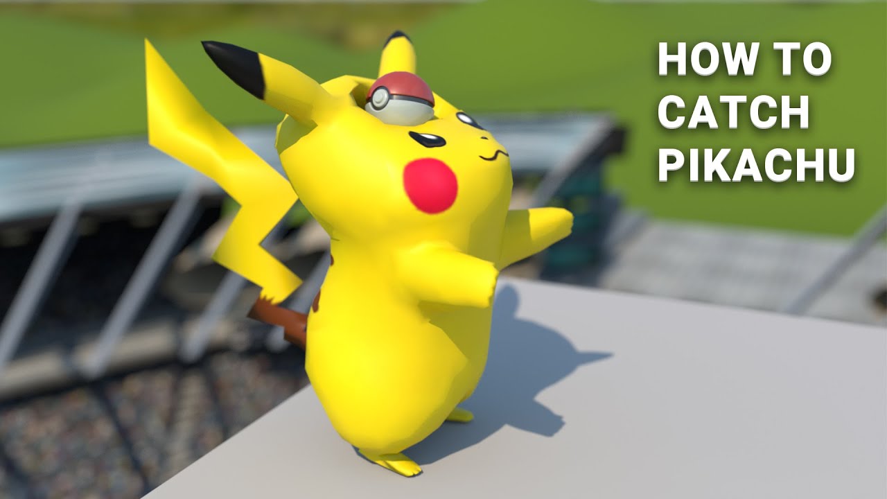 How To Catch a Pikachu [Softbody Simulation] easy