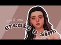 pov it's raining outside and you're watching me create a sim + cc links | the sims 4