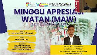 MINGGU APRESIASI WATAN (MAW) 2023/2024, FAKULTI PERUBATAN, UKM MINGGU APRESIASI WATAN (MAW) 2023/2024, FAKULTI PERUBATAN, UKM