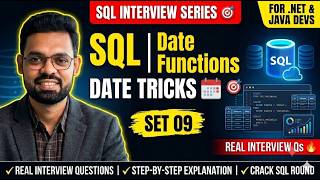 Part 9 | SQL Date Functions | SQL Interview Preparation Series 2026 | .NET & Java Full Stack Devs