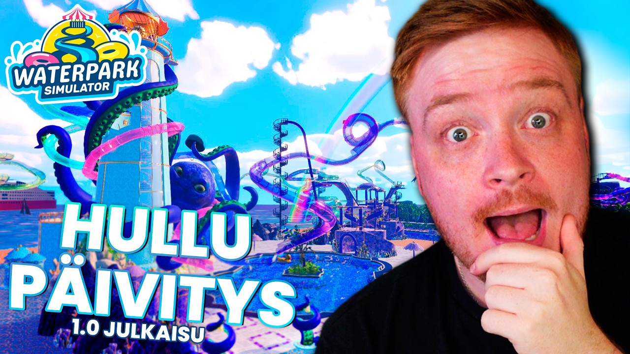 Mitä mun vesipuistolle nykyään kuuluu? - Waterpark Simulator #19