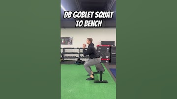 Dumbbell Goblet Squat to Bench