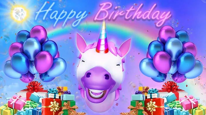 JOYEUX ANNIVERSAIRE DE LA PART D'UNE LICORNE