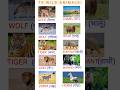 animals name | janvaron ke naam | #video | #ytshorts | #animals