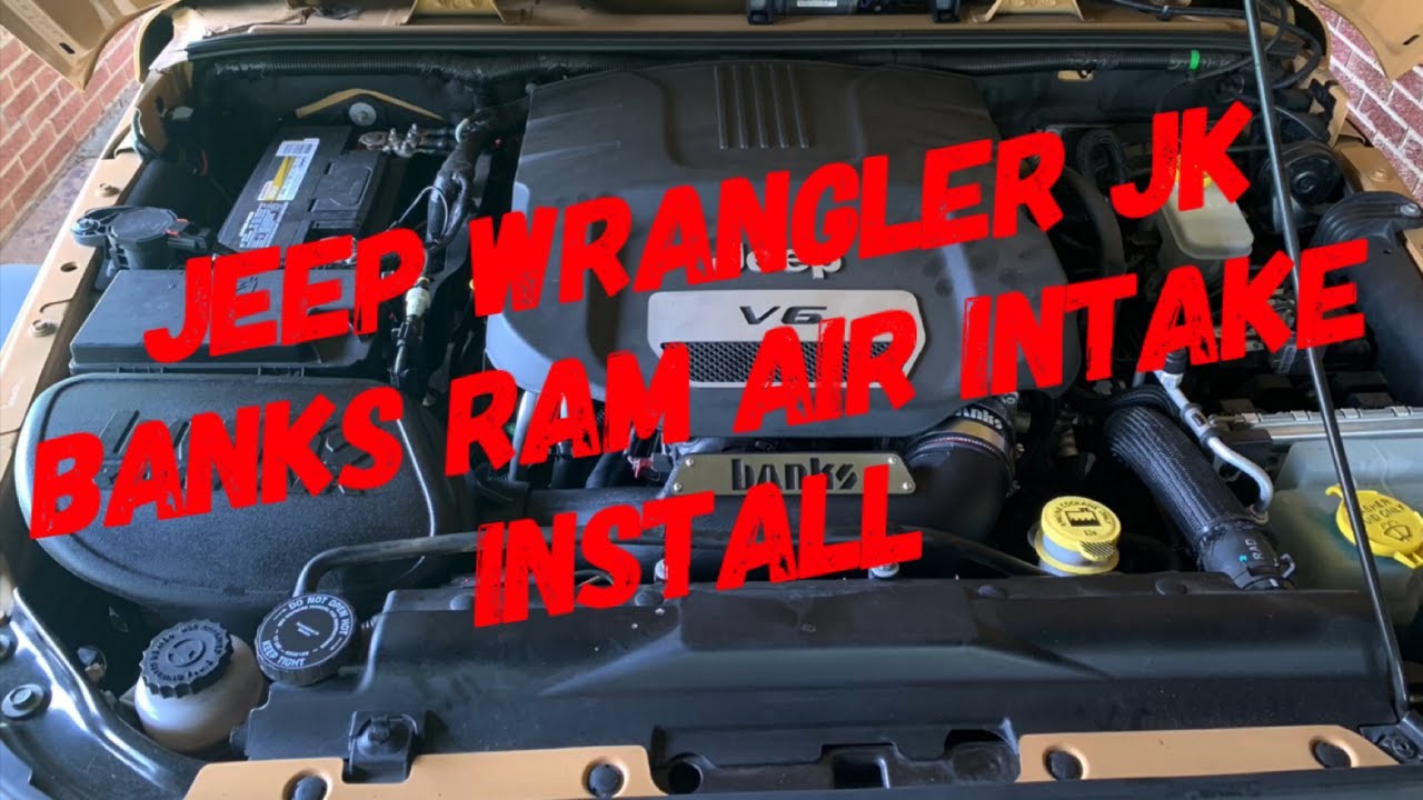 Jeep JK Banks Ram Air Intake Install - YouTube