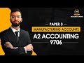 A LEVEL ACCOUNTING PAST PAPER  QUESTION | MANUFACTURING ACCOUNTS - 9706/MAYJUNE/2023