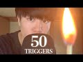 【ASMR】飽き性の人向け!50種類の眠くなる音 | 50+Triggers