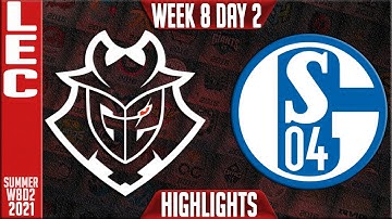 G2 vs S04 Highlights | LEC Summer 2021 W8D2 | G2 Esports vs Schalke 04