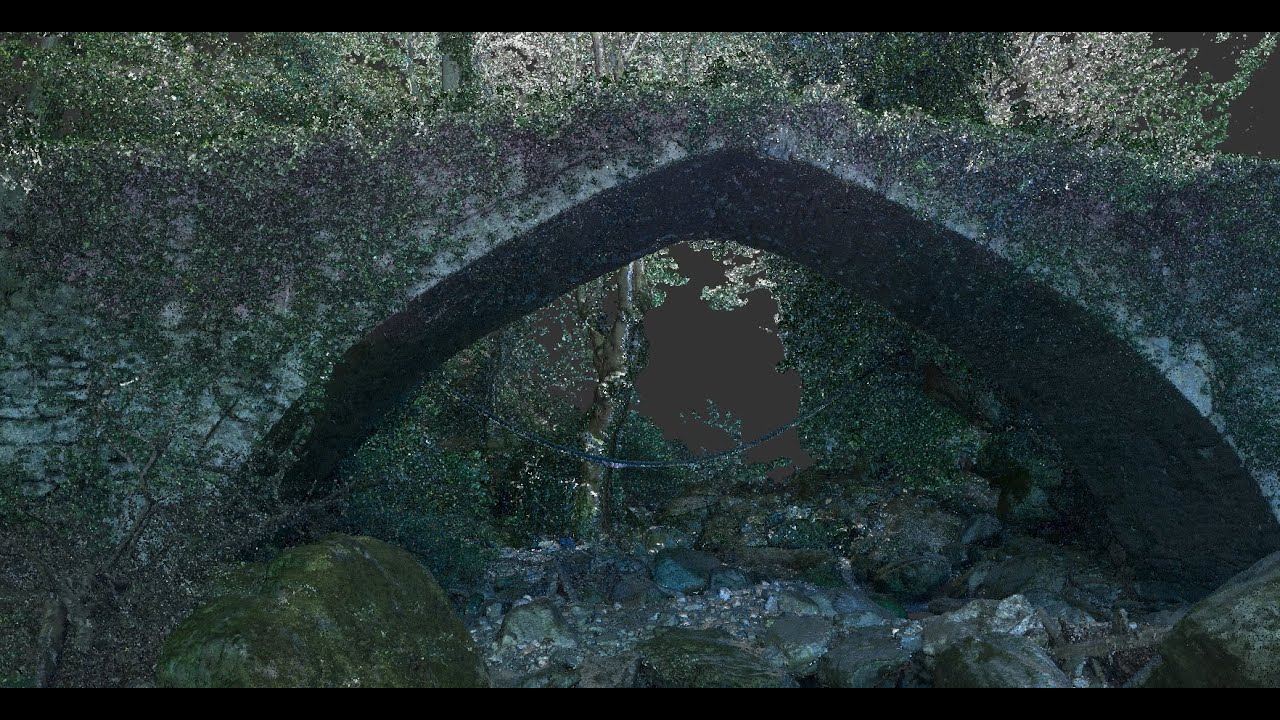 Τοξωτό Γεφύρι Τσαγκαράδας - Τρισδιάστατη αποτύπωση της AirGeo