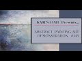 Abstract Art Painting Demonstration:Layering:Demo #145  "Distant Memories"