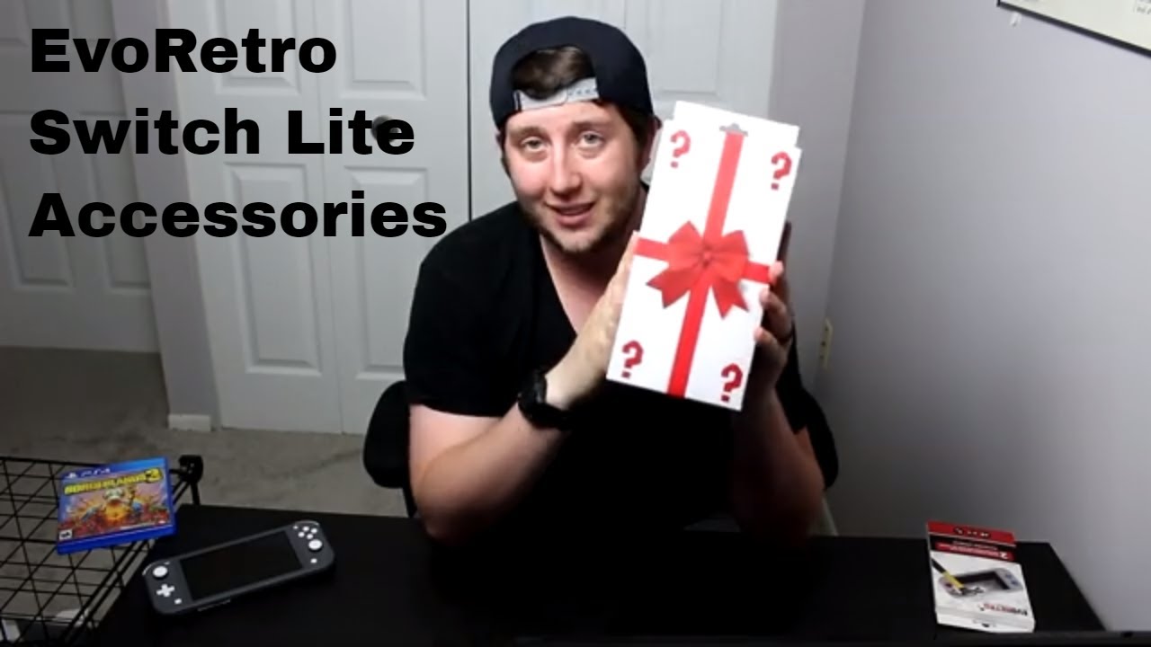Unboxing Switch Lite Starter Kit - EvoRetro