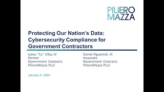 Protecting Our Nation’s Data: Cybersecurity Compliance for Government Contractors