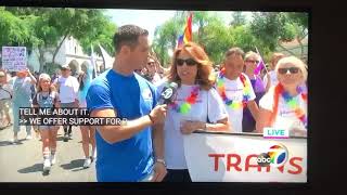 ABC News Interviews Bridget Sampson on Transforming Family, Pride West Hollywood 2019