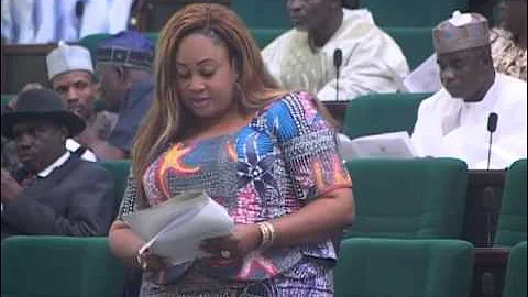 Hon Omosede Igbinedion Moving a matter of urgent public importance on incarceration of nursing mothe