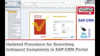 Updated Procedure of Indiapost SAP-CRM Portal for Searching Complaints | SAP-CRM Portal screenshot 4