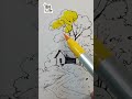 Scenery Pen Art #shorts #penart #coloring