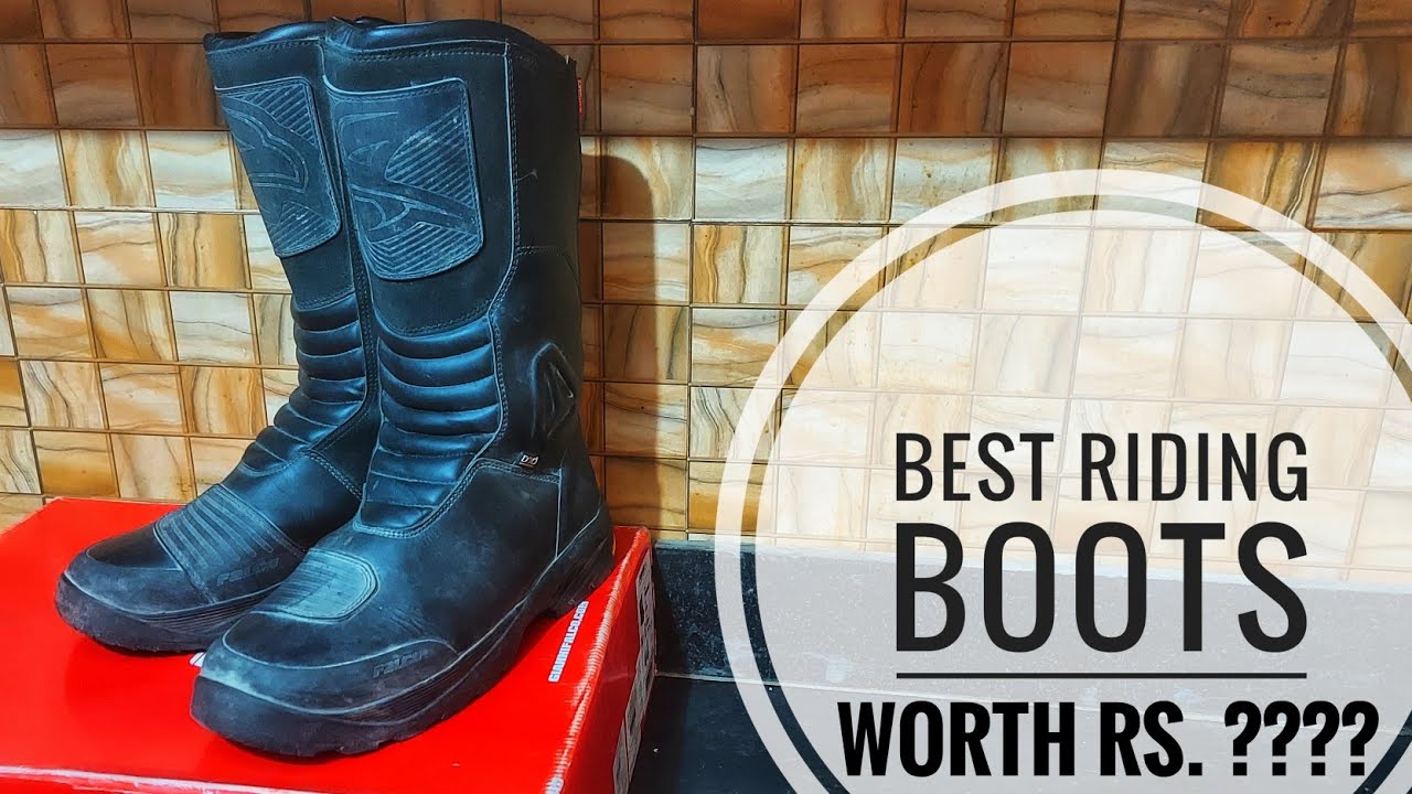 Riding Boots For Motorcycle In India Falco Tourance ridingboots YouTube