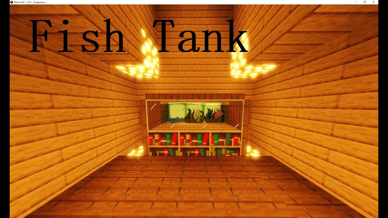 🐟How to build a small fishtank in Minecraft🐟 YouTube