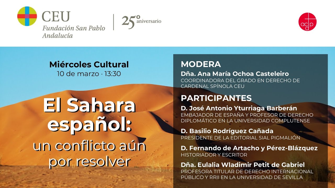 🔴 📚El Sahara español un conflicto aún por resolver Miércoles Cultural YouTube 🔴 📚El Sahara español un conflicto aún por resolver Miércoles Cultural YouTube