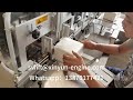 Low cost serviette tissue paper bag packing machine
