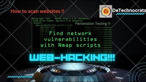 Scan Website Deeply to find Vulnerabilities in it ! (with rarely know commands!) #nmap tutorial