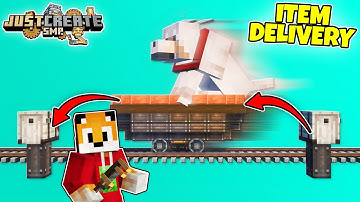 I created a DELIVERY NETWORK in Minecraft Create Mod [#19]