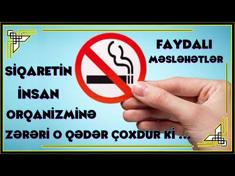 Video: Siqaret hansı tənəffüs xəstəliklərinə səbəb olur?