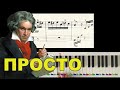 😍🎹Как играть К ЭЛИЗЕ  Бетховен на пианино. ОЧЕНЬ ПОДРОБНО и ПРОСТО