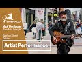 Mick the busker the auld triangle  emerald guitars x20 busking