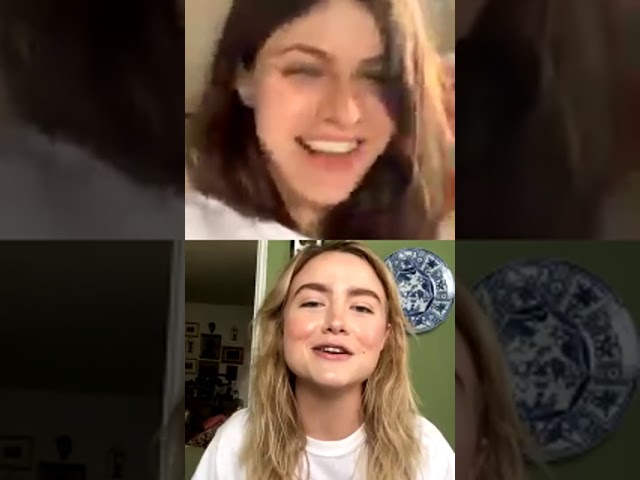Alexandra Daddario (@alexandradaddario) archived Instagram live stream from April 10, 2020