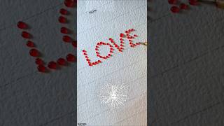 LOVE....✨❤️ #calligraphy #art #lettering #penmanship #dotart