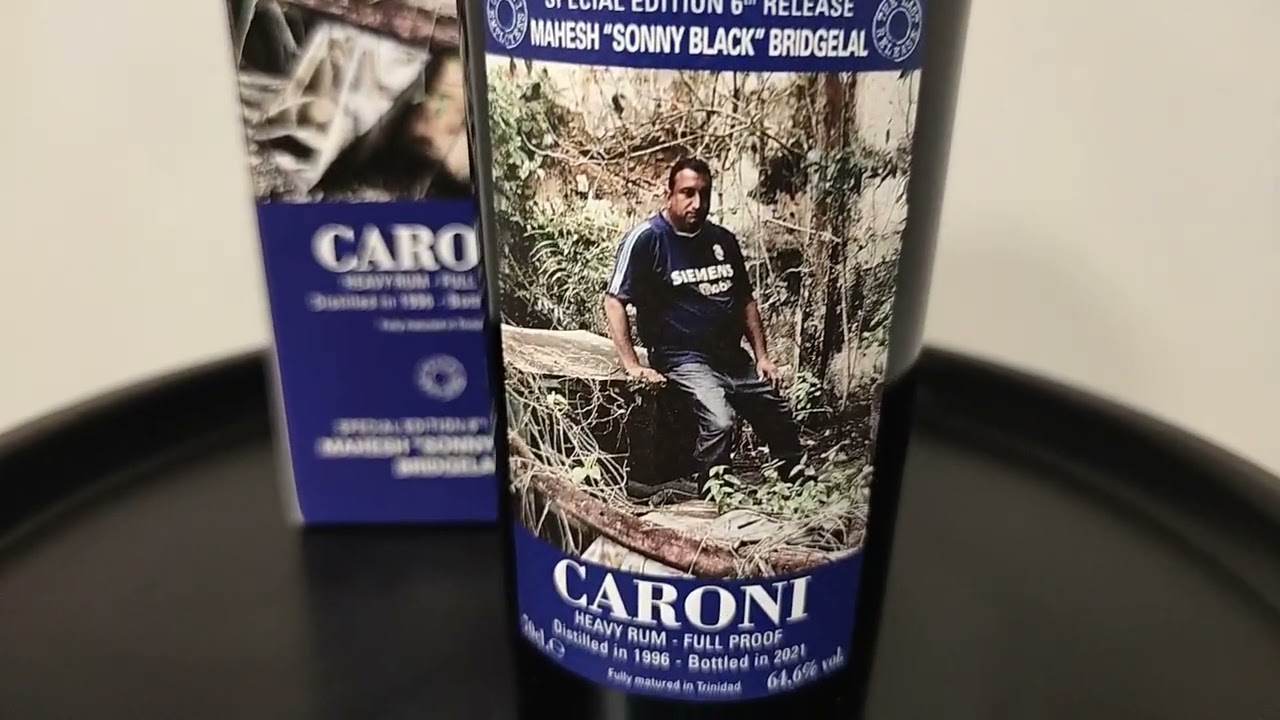 Caroni 1996 25yo 64,6% EMPLOYEES 6TH RELEASE MAHESH “SONNY BLACK” BRIDGELAL