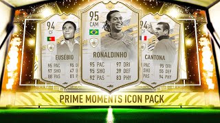 THIS IS WHAT I GOT IN 15x 92+ ICON MOMENTS PACKS! #FIFA21 ULTIMATE TEAM!